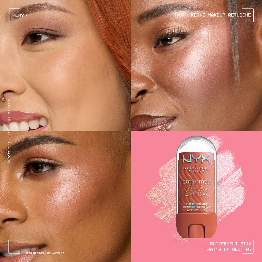 NYX-PROFESSIONAL-MAKEUP  Buttermelt Stix Glow Boosting Stix 