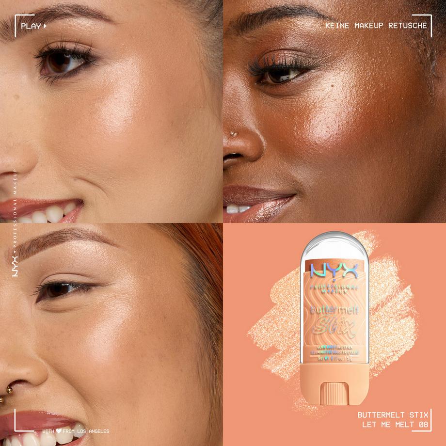 NYX-PROFESSIONAL-MAKEUP  Buttermelt Stix Glow Boosting Stix 