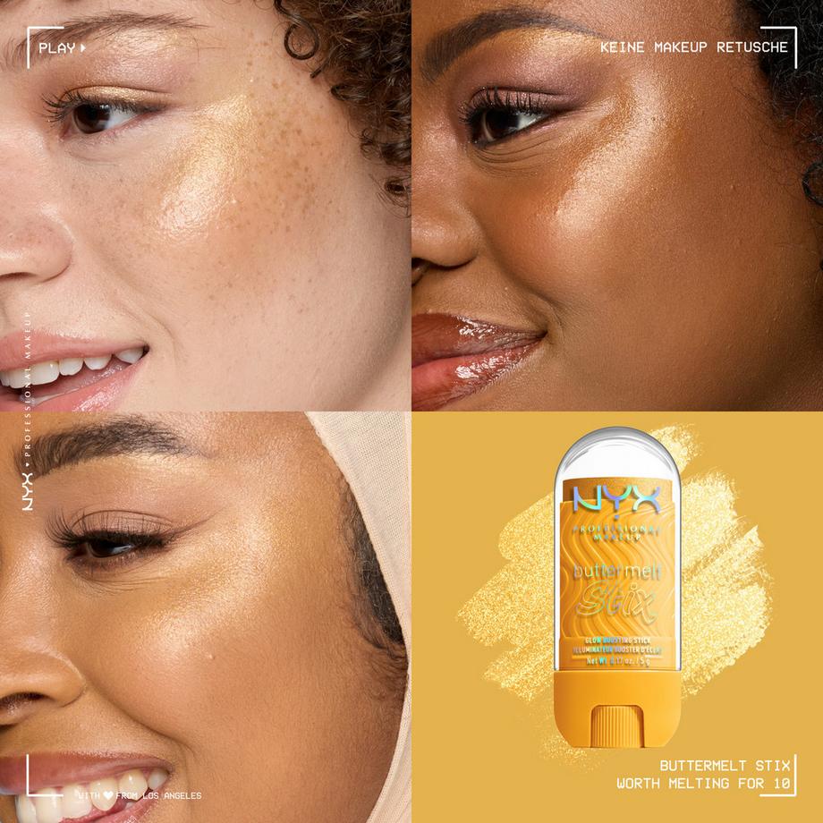 NYX-PROFESSIONAL-MAKEUP  Buttermelt Stix Glow Boosting Stix 