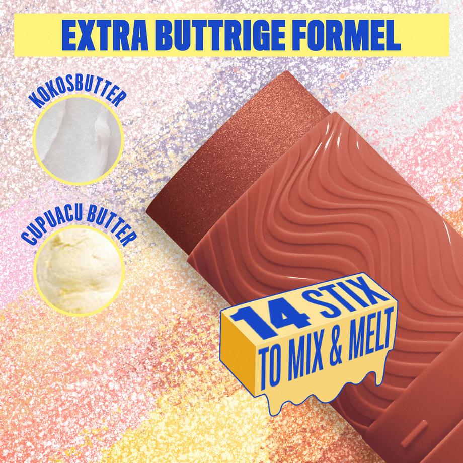 NYX-PROFESSIONAL-MAKEUP  Buttermelt Stix Glow Boosting Stix bis zu 8h Halt  