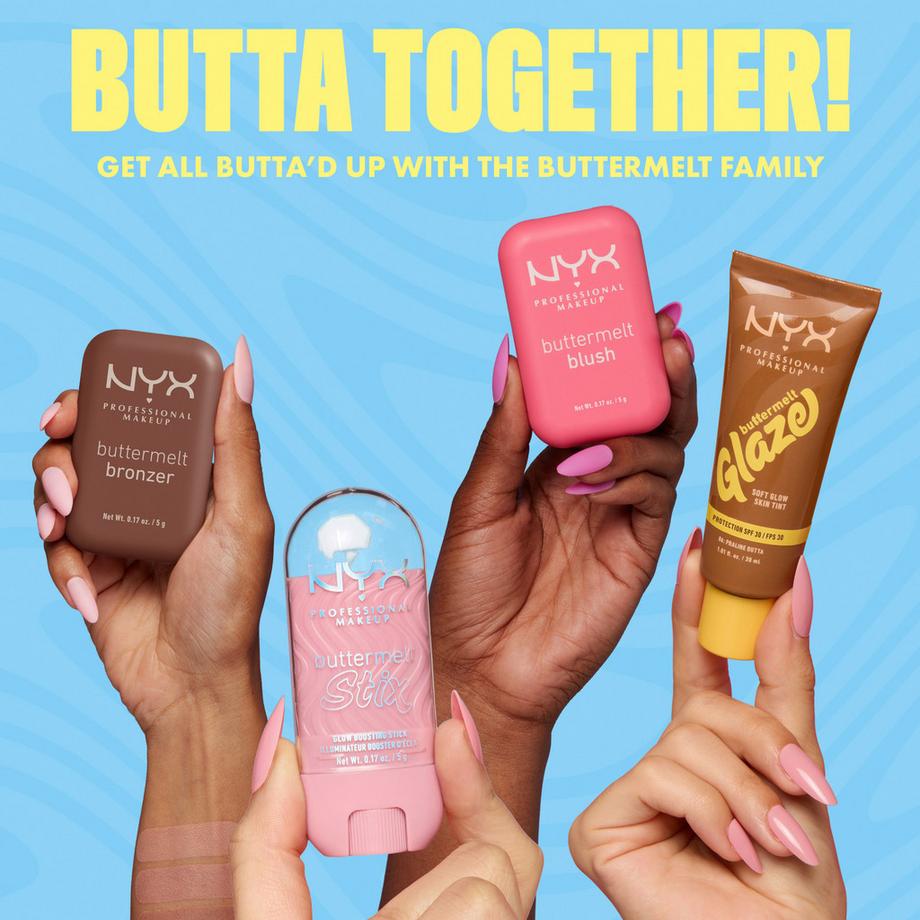 NYX-PROFESSIONAL-MAKEUP  Buttermelt Stix Glow Boosting Stix bis zu 8h Halt  