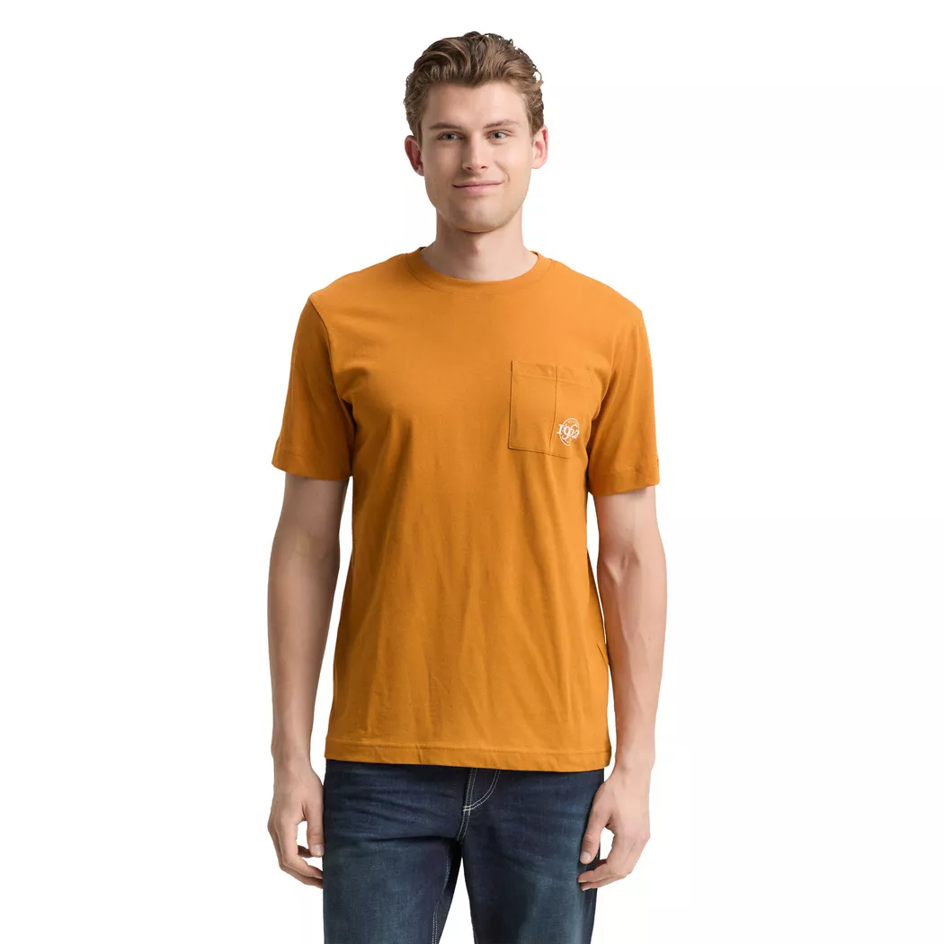 Tom Tailor - T-Shirt, für Herren, Hellbraun, Größe XXL