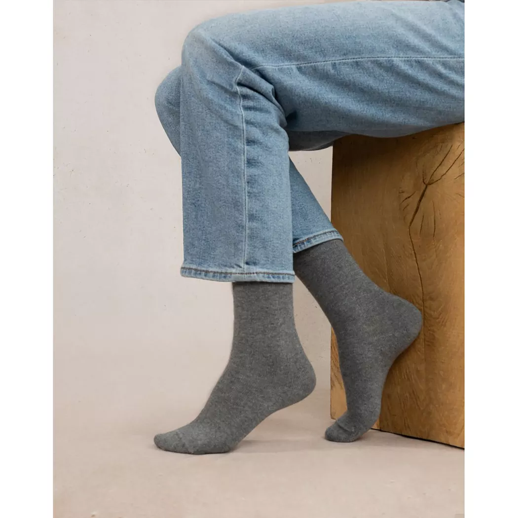 BLEU FORET - Socken, für Damen, Schiefergrau, Größe 36-38 2