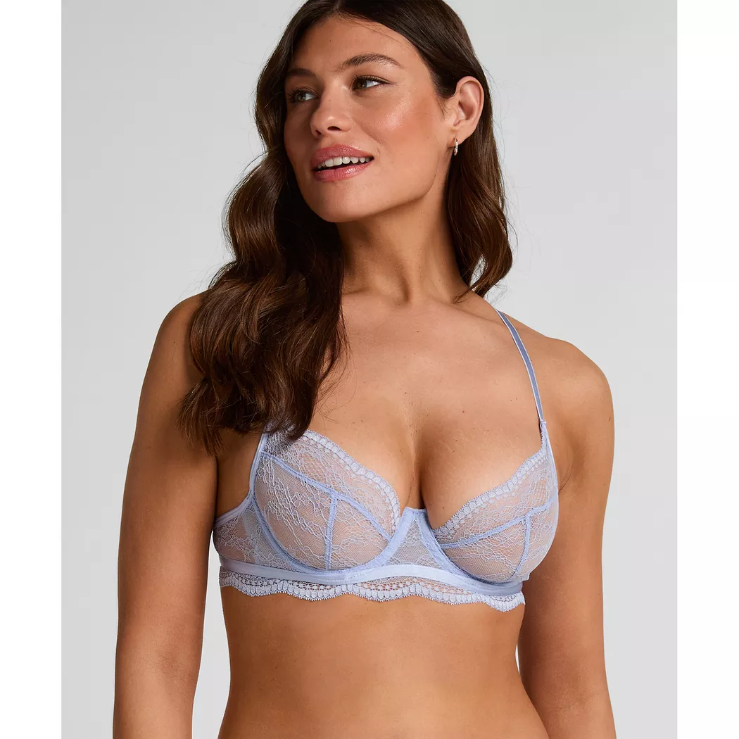 Hunkemöller - Bügel-BH, unwattiert, für Damen, Flieder, Größe 75C