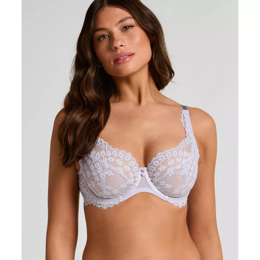 Hunkemöller - Bügel-BH, unwattiert, für Damen, Flieder, Größe 75C 2