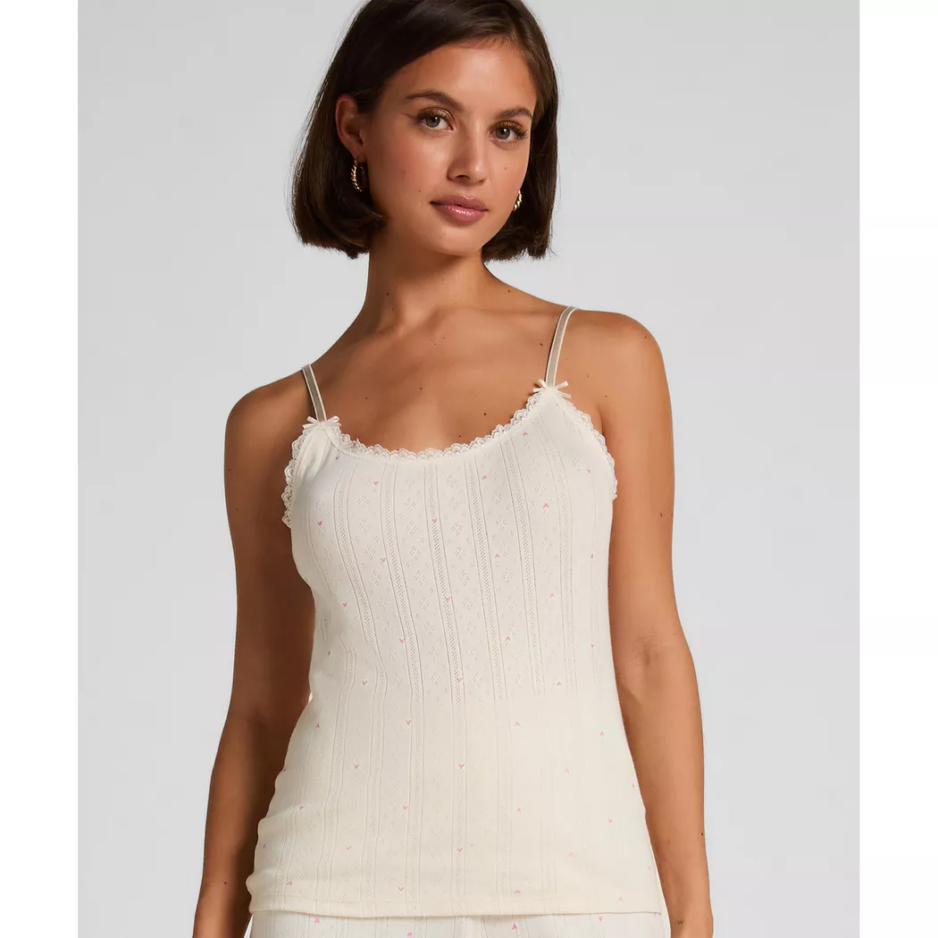 Hunkemöller - Tank Top, für Damen, Weiss, Größe XS