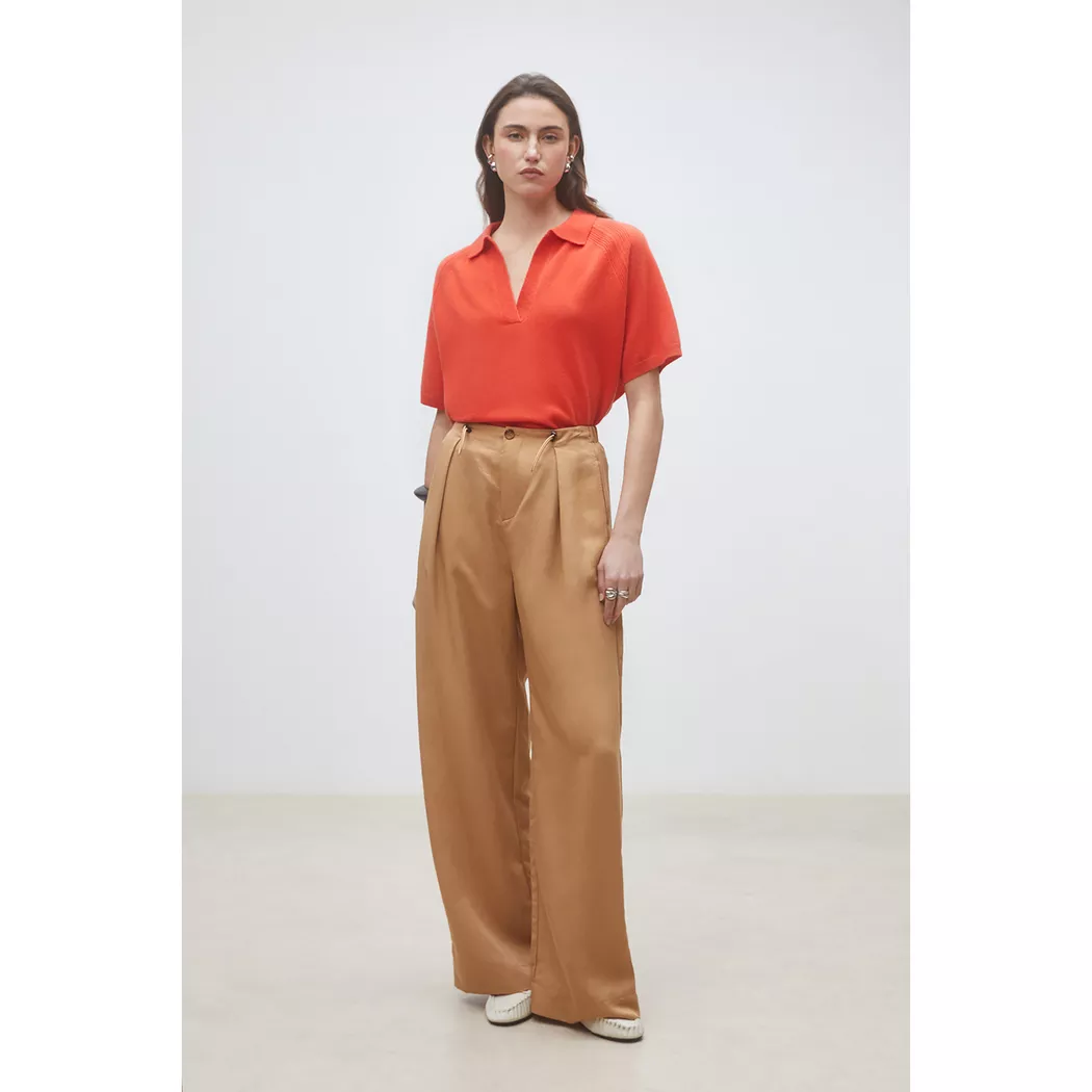Suncoo - Hose, für Damen, Camel, Größe 34