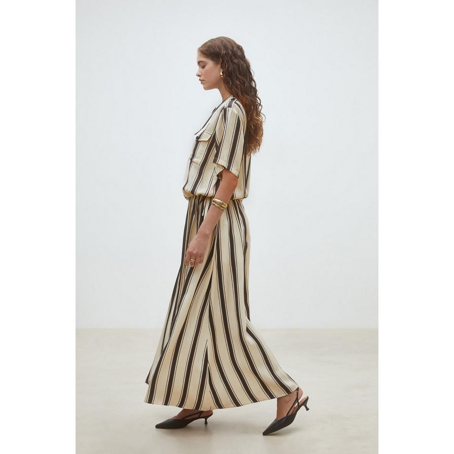 Suncoo Robe longue rayée  