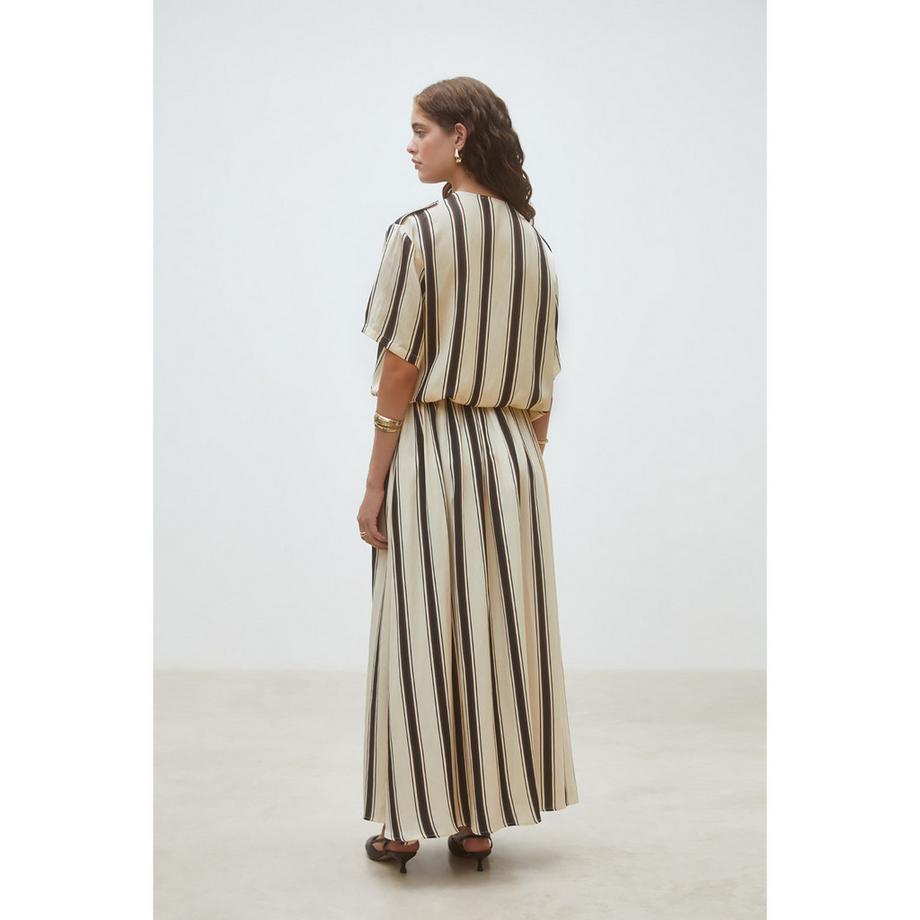 Suncoo Robe longue rayée  