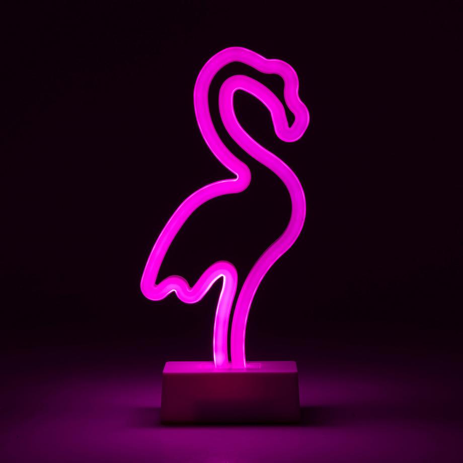 Manor Papeterie No Label Article de décoration LED flamingo 