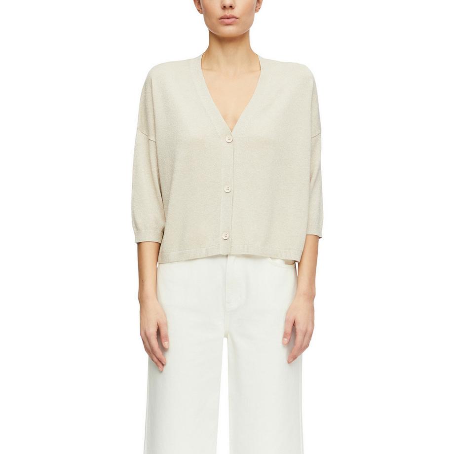 Lange Strickjacke, langarm