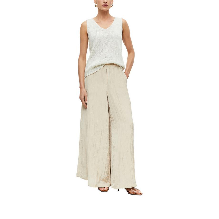 S. Oliver Black Label Pantalon large froissé  
