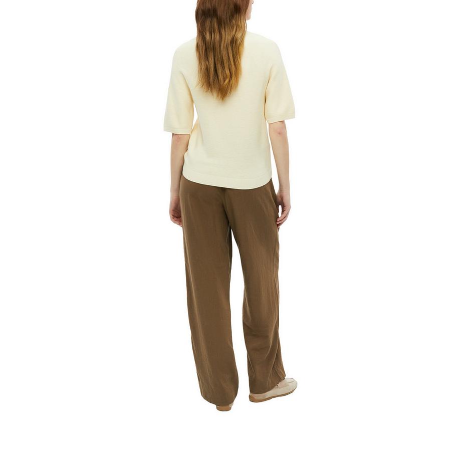S. Oliver Red Label Pull Tricoté Col V Manches Courtes  