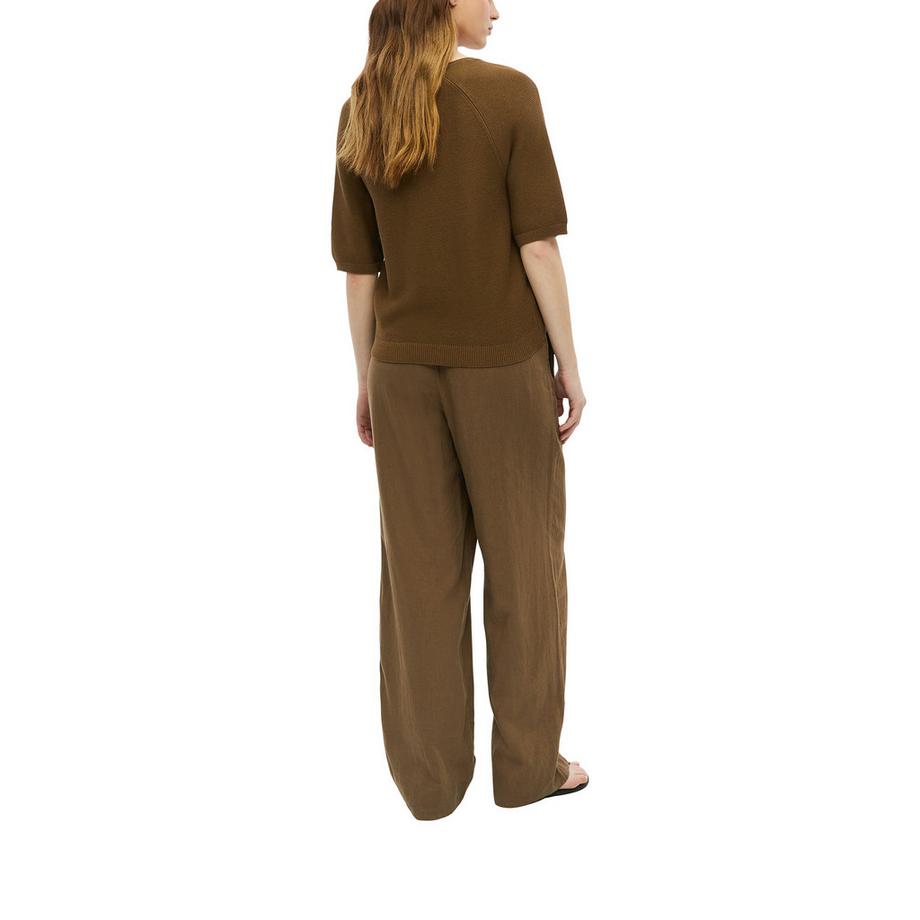 S. Oliver Red Label Pull Tricoté Col V Manches Courtes  