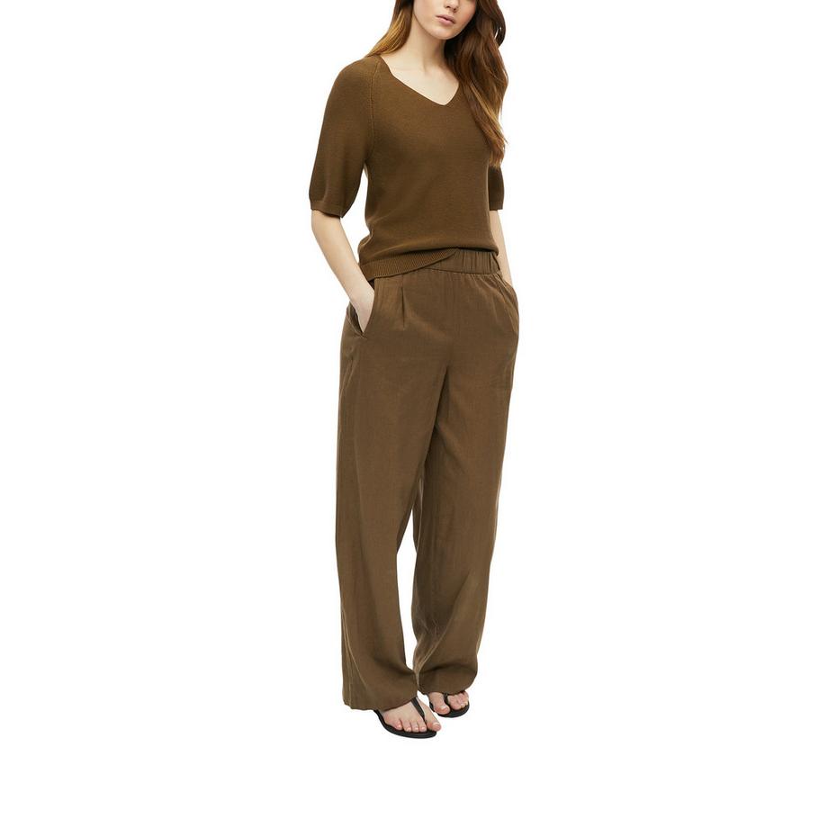 S. Oliver Red Label Pull Tricoté Col V Manches Courtes  