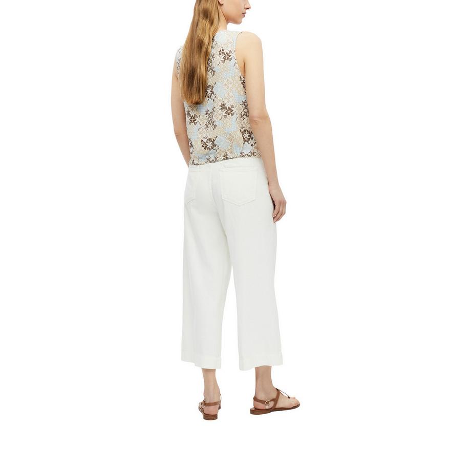 S. Oliver Red Label Ärmellose gemusterte Bluse  