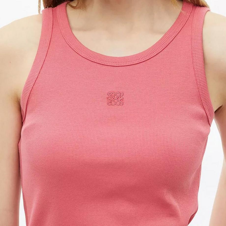 S. Oliver Red Label Geripptes ärmelloses T-Shirt  