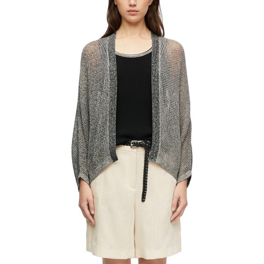 Veste longue en tricot, manches longues