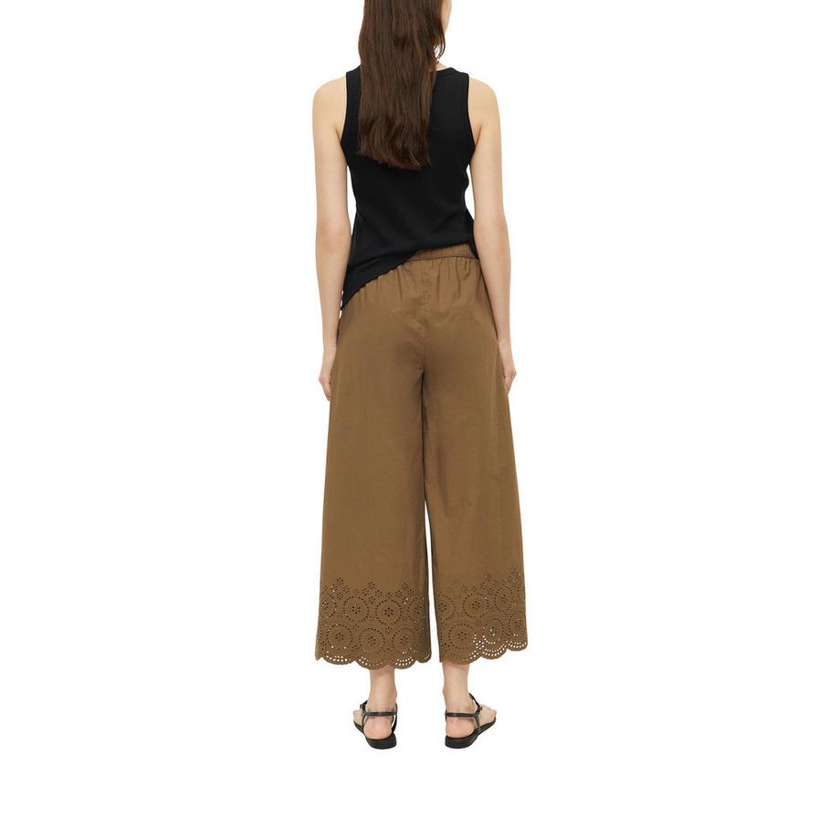 S. Oliver Red Label Pantalon Culotte avec Broderie Anglaise  