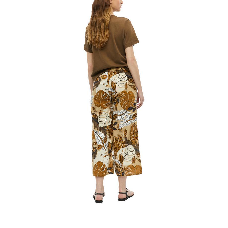 S. Oliver Red Label Pantalon Cropped à Motif Floral  