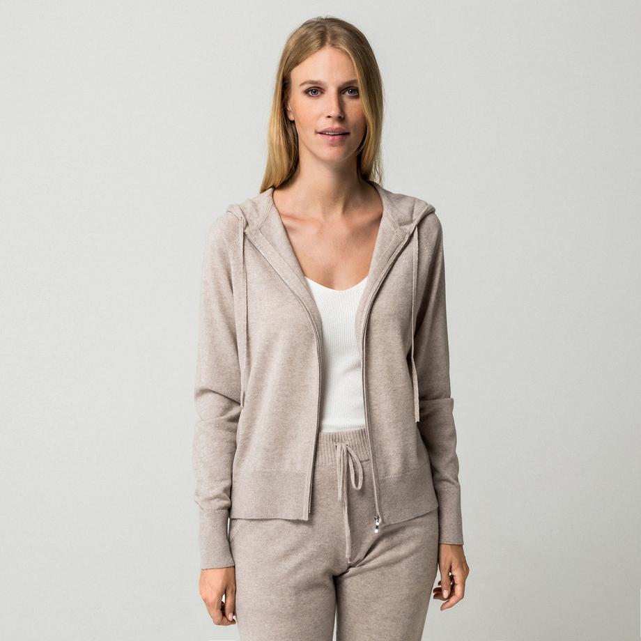 Manor Woman Hoodie à Fermeture Éclair  