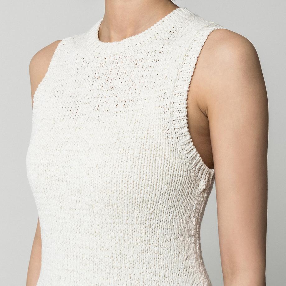 Manor Woman Ärmelloses Strick Freizeitkleid  