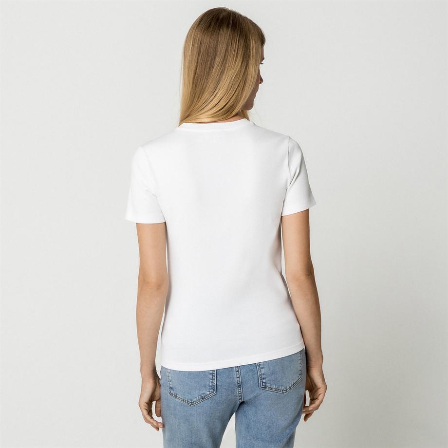 Manor Woman T-shirt Henley Manches Courtes  