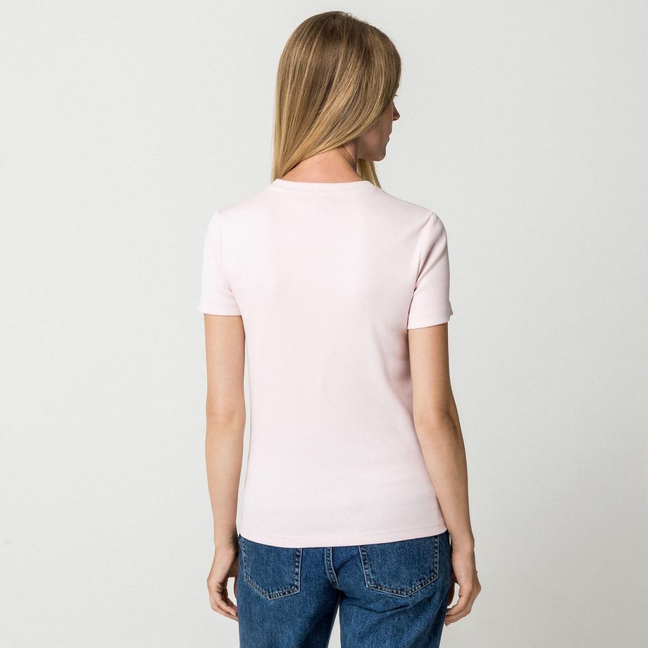 Manor Woman T-shirt Henley Manches Courtes  