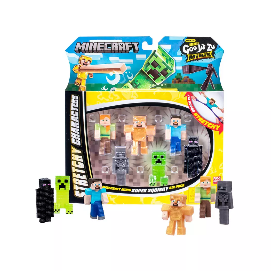 Goo Jit Zu -  Mini Minecraft Set, Multicolor
