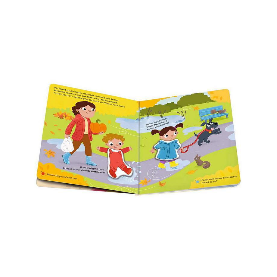 Ravensburger  play+ Mein Spiel mit-Magnetbuch: Komm, wir lernen die Farben, allemand 