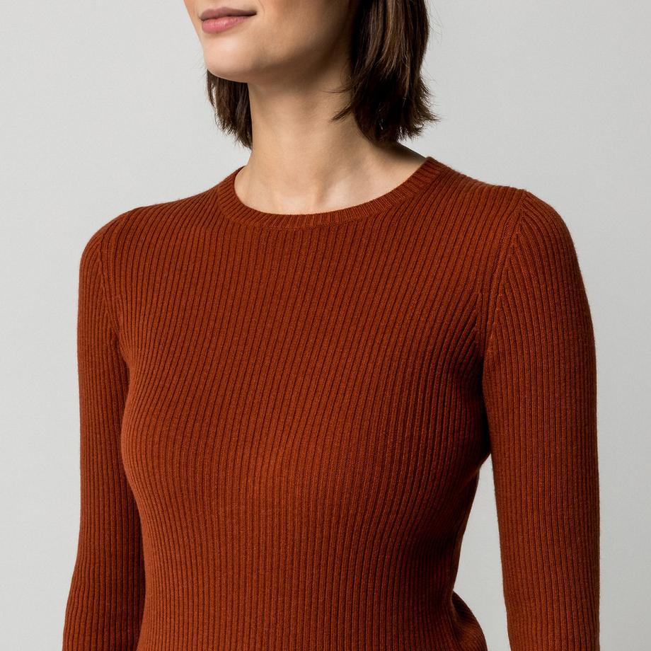 Manor Woman Maglione a maglia costata  