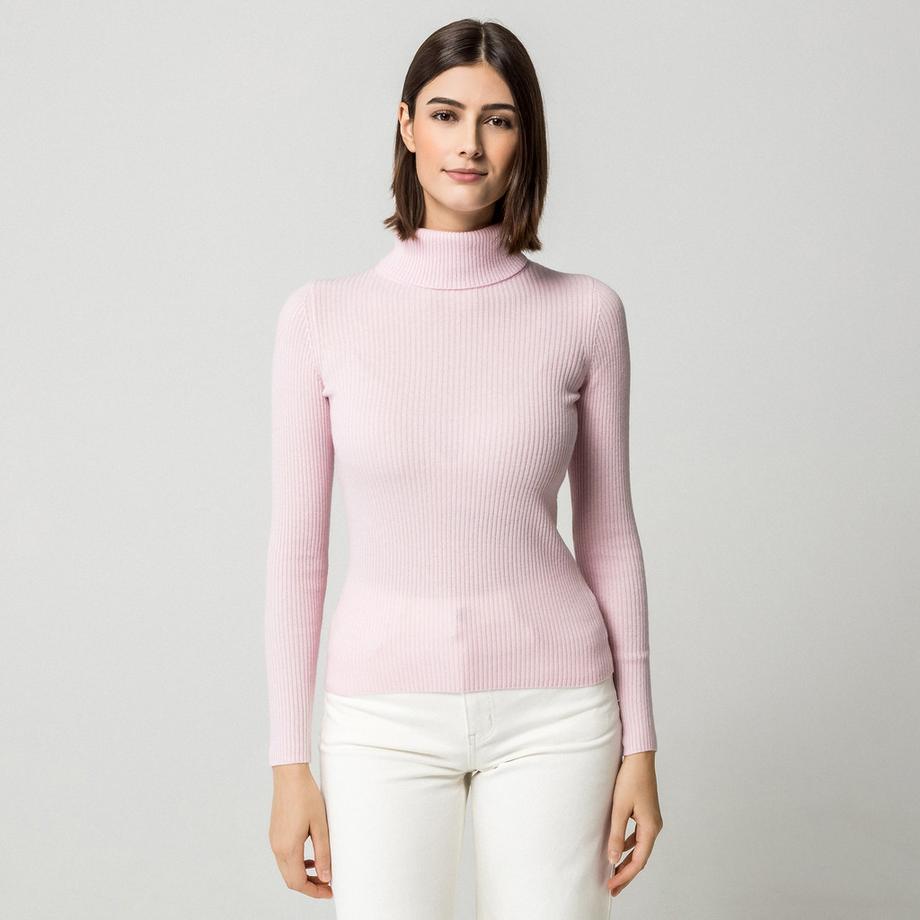 Pull, col roulé