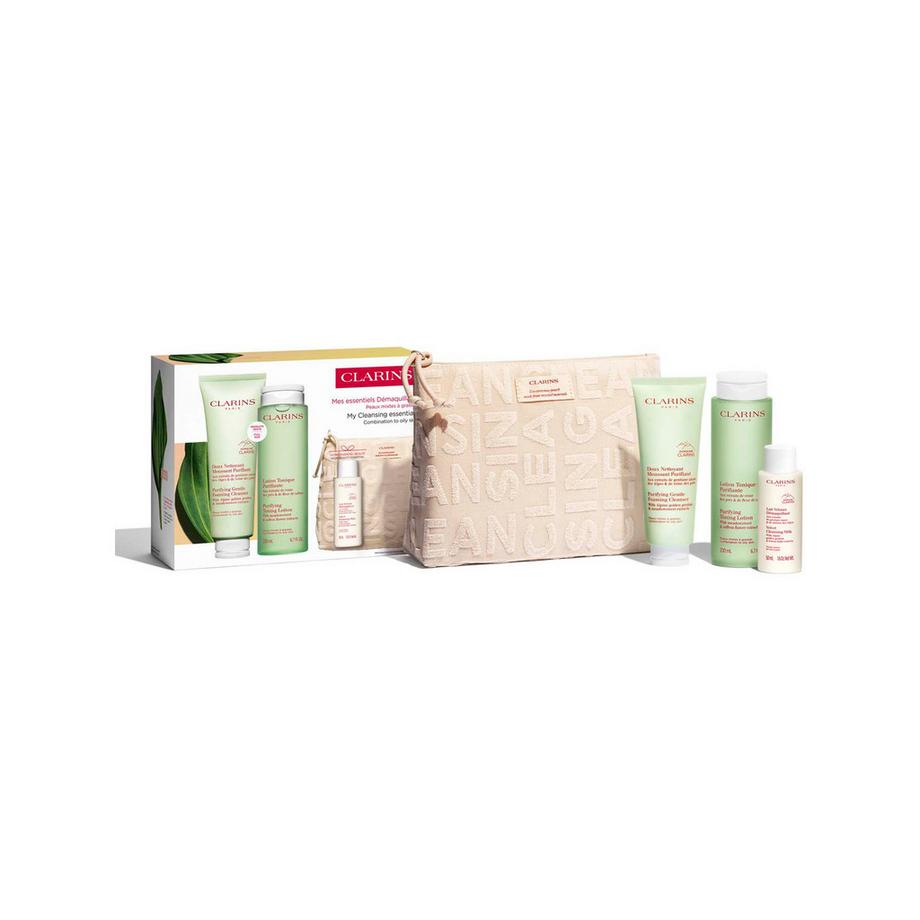 CLARINS  Coffret mes essentiels démaquillant peaux mixtes à grasses 