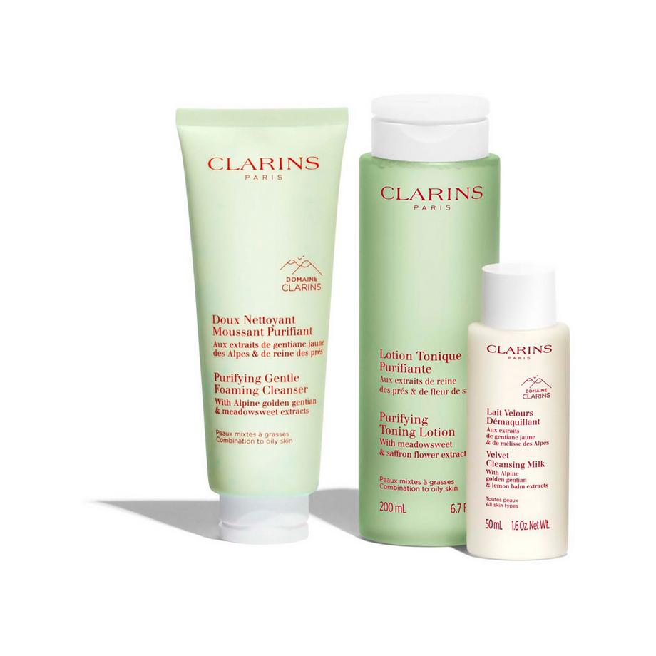 CLARINS  Coffret mes essentiels démaquillant peaux mixtes à grasses 