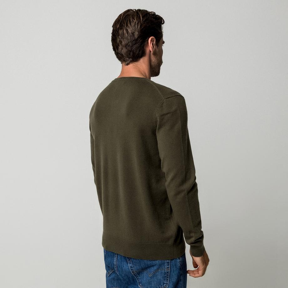 Manor Man Maglione in cachemire con scollo a V  