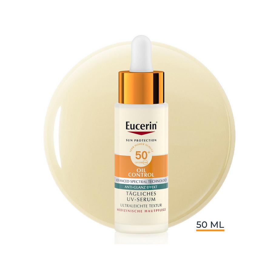 Eucerin  SUN Olio viso controllo sebo UV-Siero  LSF50+ 
