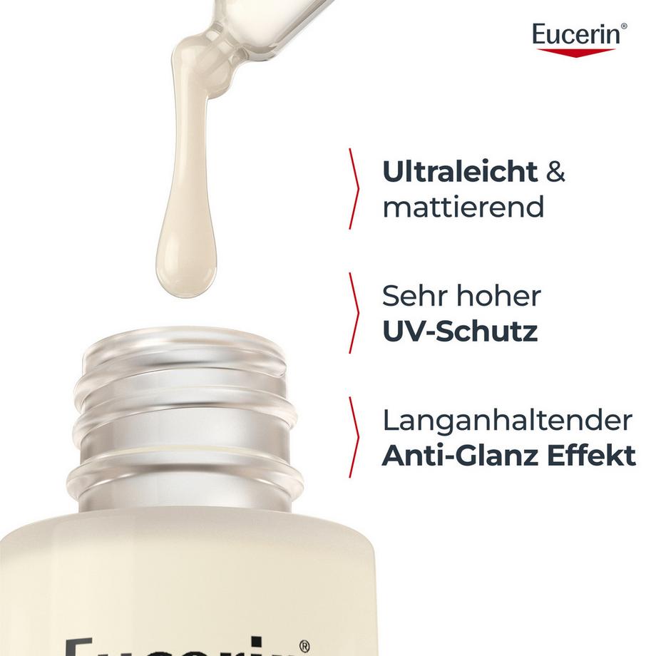 Eucerin  SUN Olio viso controllo sebo UV-Siero  LSF50+ 