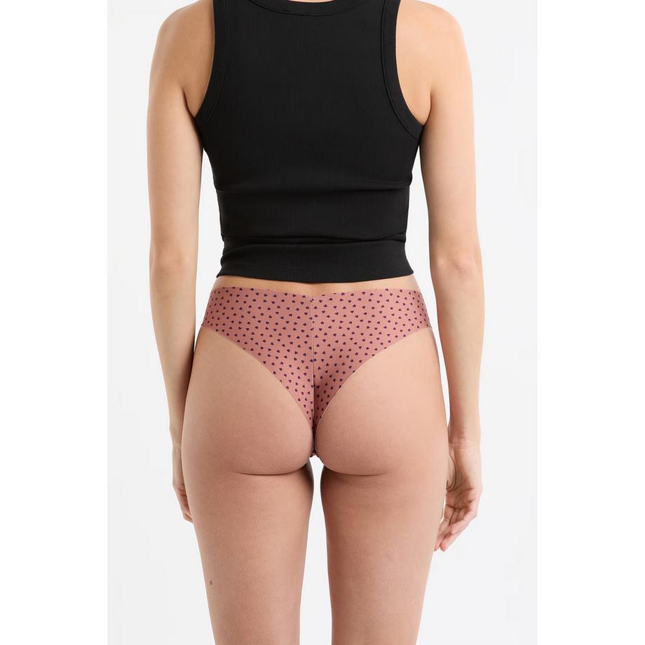 Etam Tanga Imprimé Cœurs  