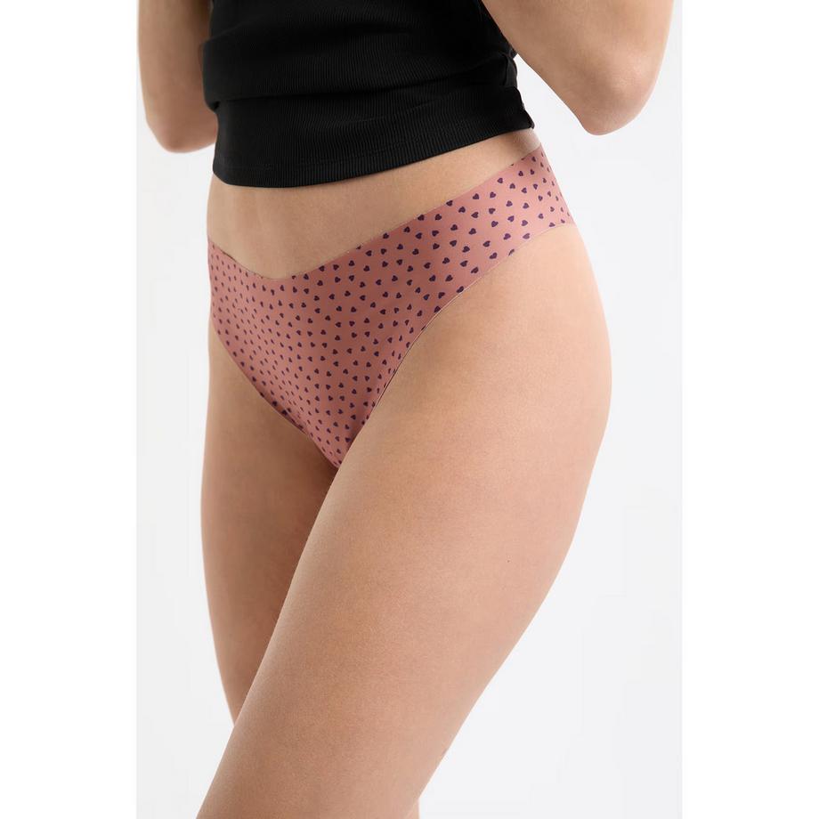 Etam Tanga Imprimé Cœurs  