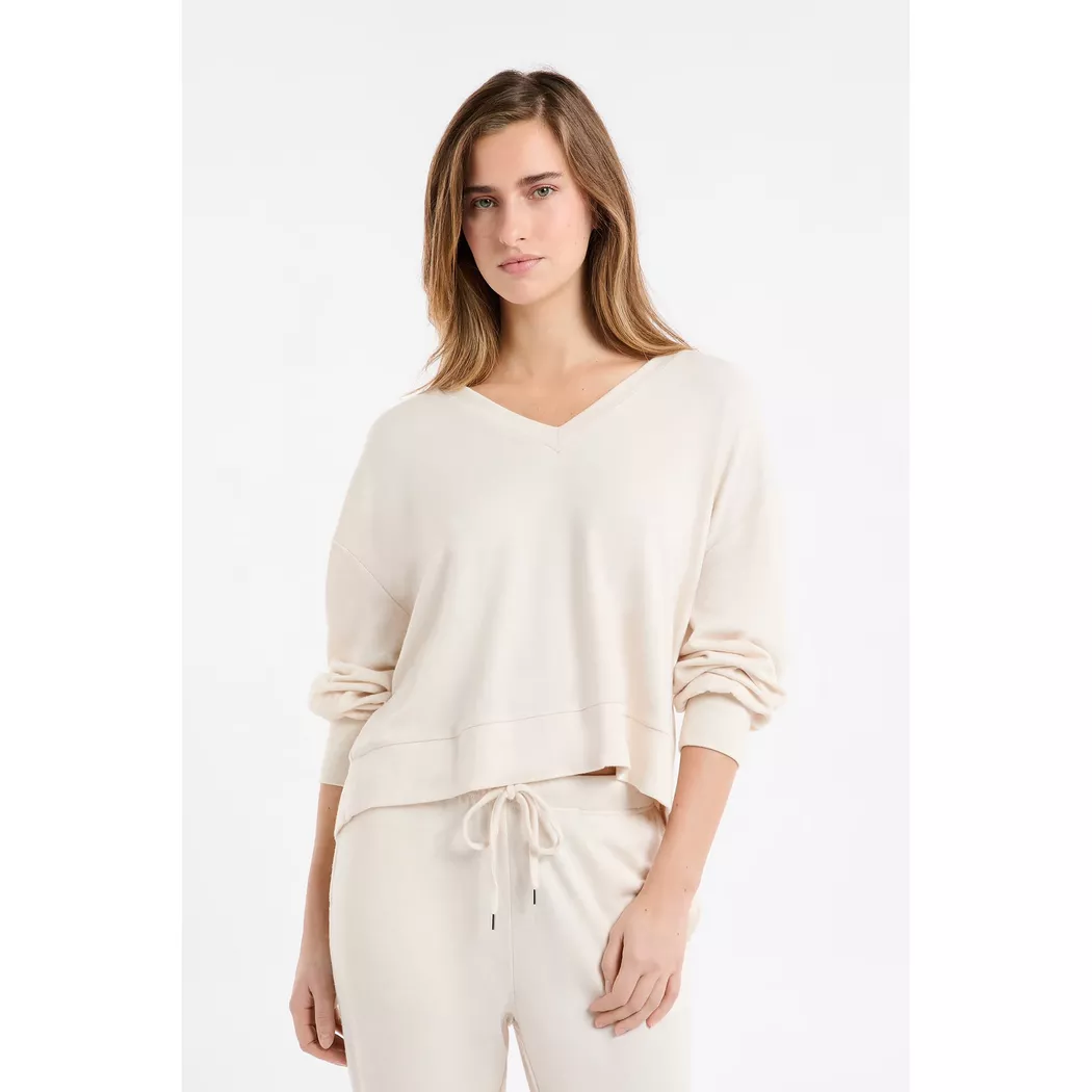 Etam - Sweatshirt, für Damen, Beige, Größe L