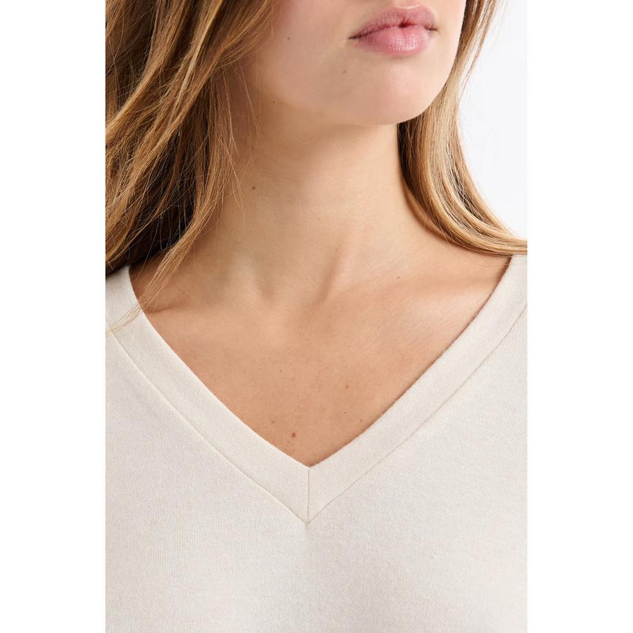 Etam Sweat-shirt col en V  