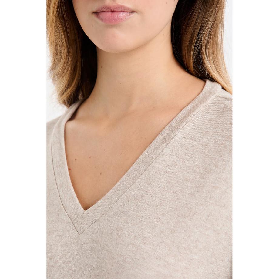 Etam V-Ausschnitt Sweatshirt  