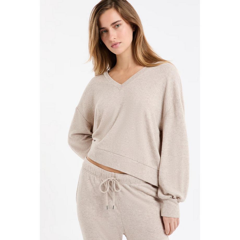 Etam V-Ausschnitt Sweatshirt  