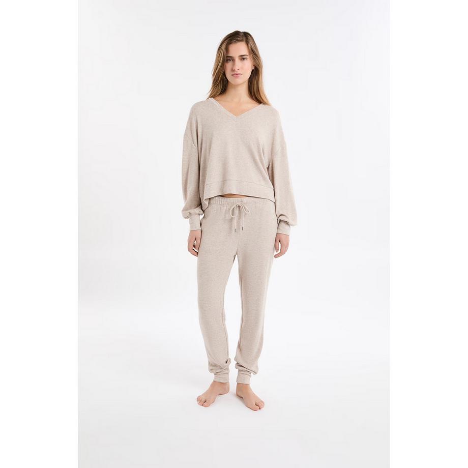 Etam V-Ausschnitt Sweatshirt  