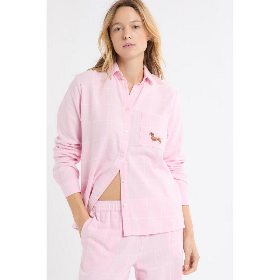 Etam Chemise à carreaux à manches longues  