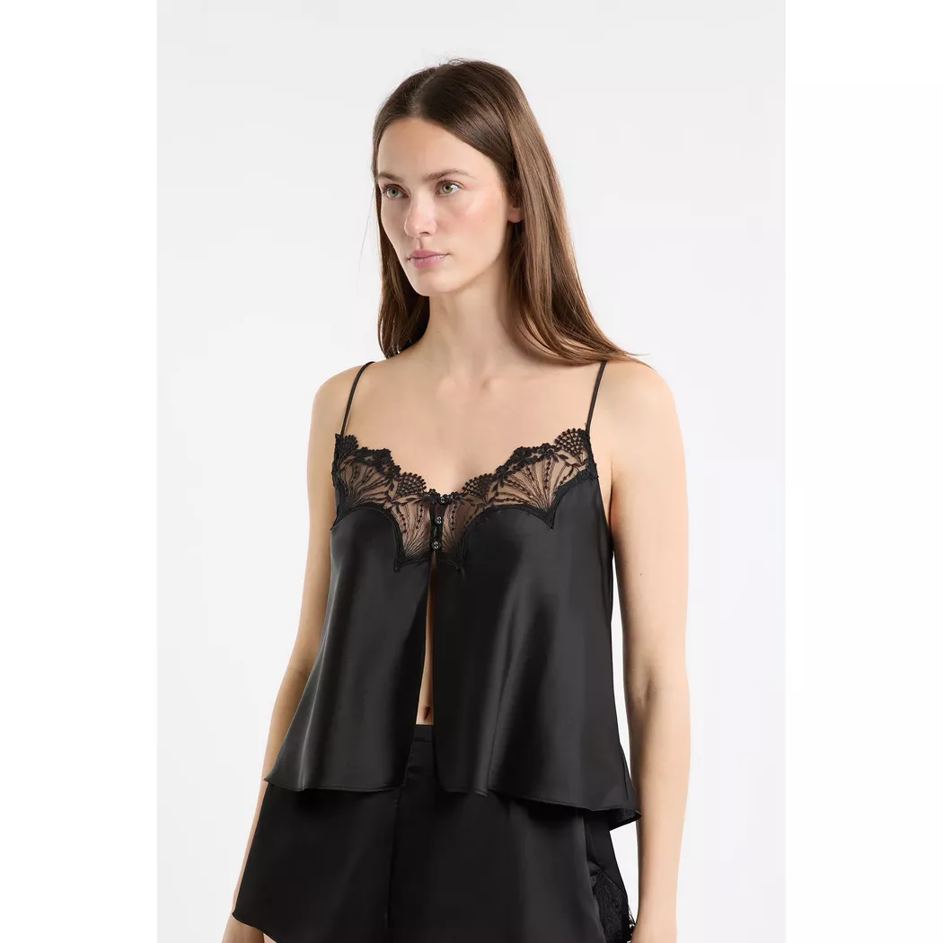 Etam - Top, ärmellos, für Damen, Schwarz, Größe S 2