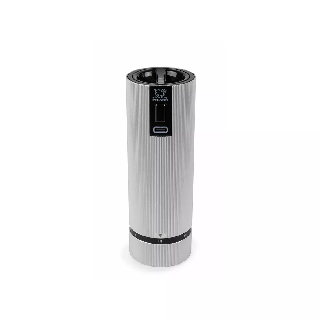 Peugeot Electric Line Salt Mill Aluminum Silver 15cm