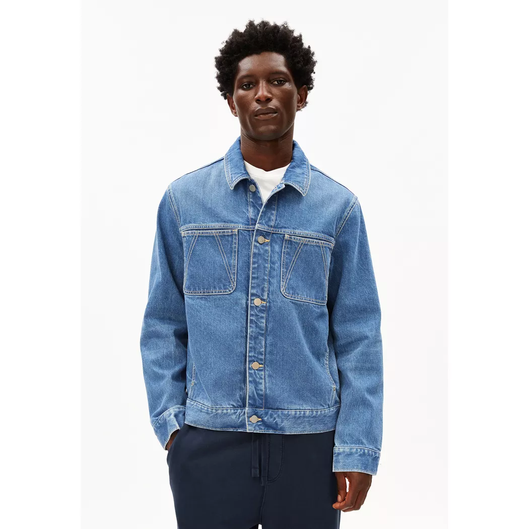 ARMEDANGELS - Kurze Jeansjacke, für Herren, Größe L
