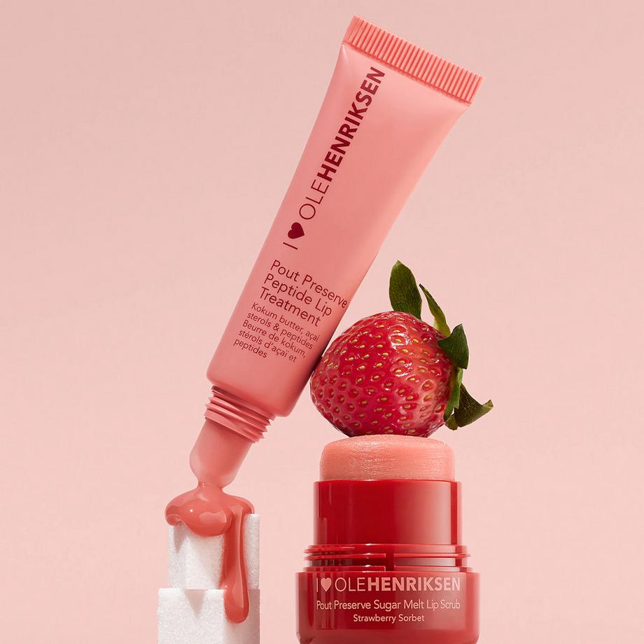 Ole Henriksen  Pout Preserve Sugar Melt Lip Scrub – Exfoliant Nourrissant pour les Lèvres 