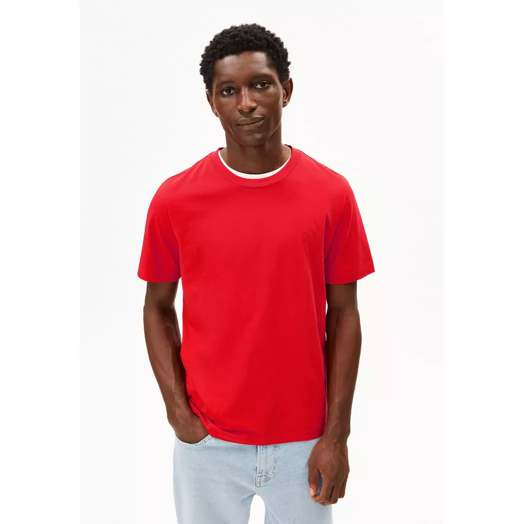 ARMEDANGELS T-Shirt JAAMES rot   L herren
